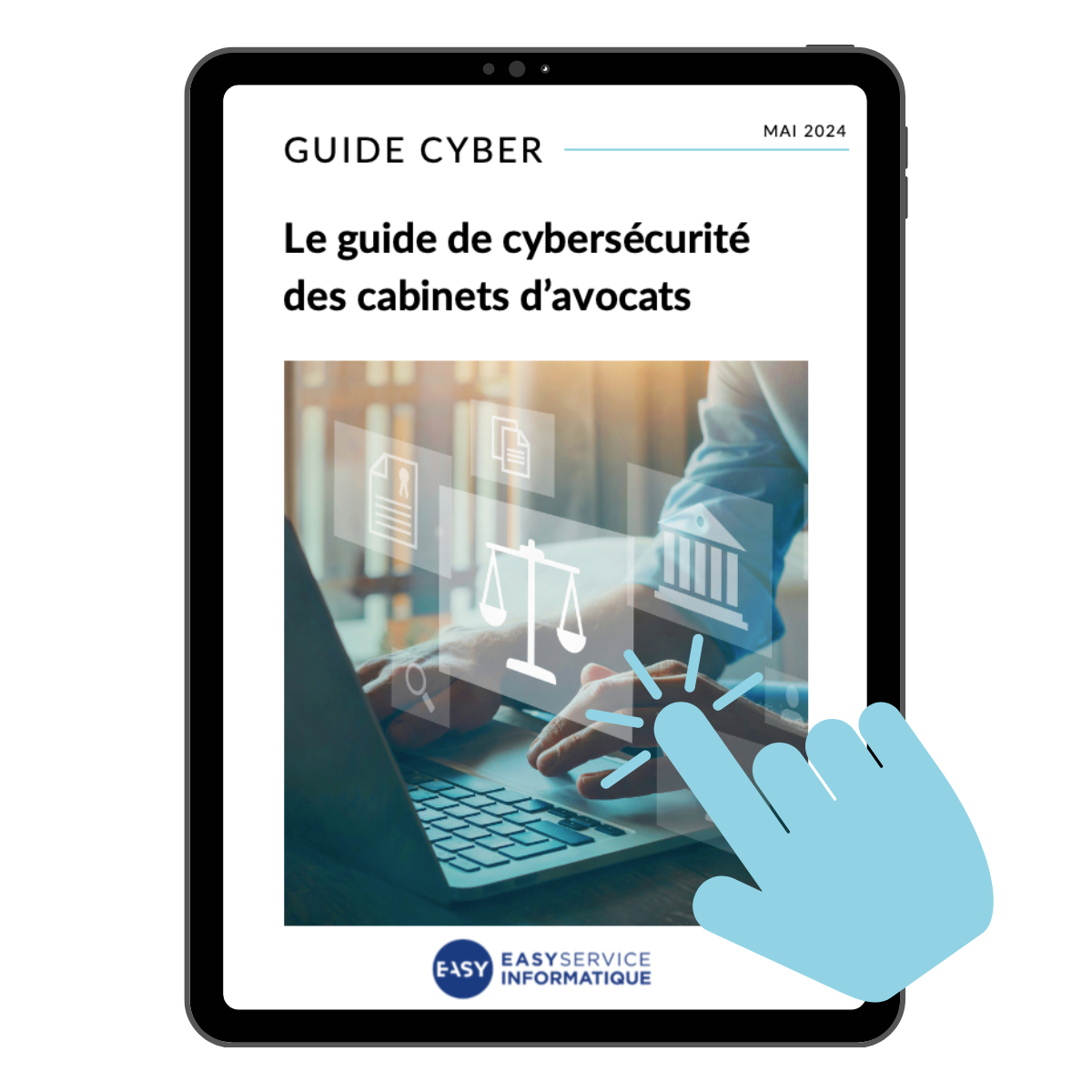 Visuel Guide cybersécurité avocat